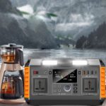 Helios Pro Portable Power Station - 600W Solar Generator with Wireless Charging, Lithium-ion Battery Pack 110V 520Wh Pure Sine Wave, Outdoor Emergency Backup | HRX-600Z - Image 4