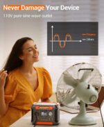 Helios Pro Portable Power Station - 300W Outdoor Solar Generator Lithium-ion Battery Pack 110V 288Wh Pure Sine Wave, Emergency Backup, Camping, Road Trip | HRX-300Z - Image 15
