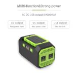 Helios Pro Portable Power Station - 200W Outdoor Solar Generator Lithium-ion Battery Pack 110V 150Wh AC Outiet, Emergency Backup Road Trip and Flashlight Fast Charging, Camping, Home, Power Outage | HRX-150Z - Image 8