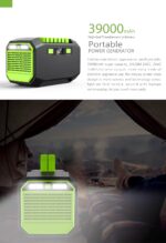 Helios Pro Portable Power Station - 200W Outdoor Solar Generator Lithium-ion Battery Pack 110V 150Wh AC Outiet, Emergency Backup Road Trip and Flashlight Fast Charging, Camping, Home, Power Outage | HRX-150Z - Image 9