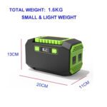 Helios Pro Portable Power Station - 200W Outdoor Solar Generator Lithium-ion Battery Pack 110V 150Wh AC Outiet, Emergency Backup Road Trip and Flashlight Fast Charging, Camping, Home, Power Outage | HRX-150Z - Image 11