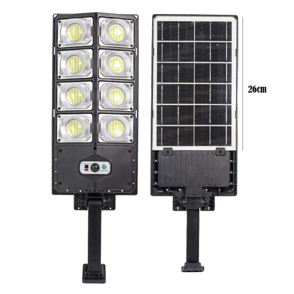 Helios Pro 600W Solar Light – Motion Sensor Street Light with Remote Control, High-Lumen Waterproof LED Lamp for Outdoor Staircases and Walkways | 789A-4