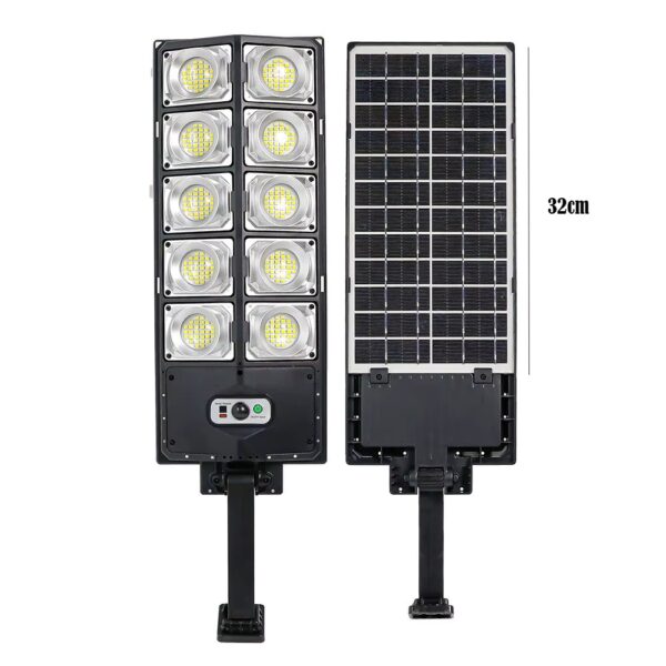 Helios Pro 800W Solar Street Light – Ultra-Bright Motion Sensor Solar Street Light with Remote Control, Waterproof Outdoor LED for Stairs, Garden, and Driveway | 789A-5