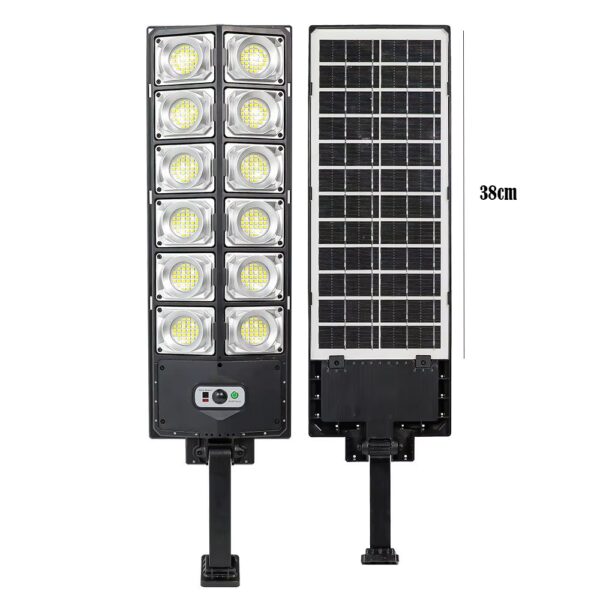 Helios Pro 1000W Solar Street Light – Ultra-Bright Motion Sensor Outdoor Light for Stairs, Yards, and Security, Waterproof with Remote Control | 789A-6