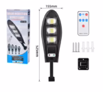 Helios Pro 300W Solar Street Light – Outdoor LED Motion Sensor Security Light, Waterproof Wall or Pole-Mounted Lamp for Street, Driveway, and Garden | W778B - Image 2