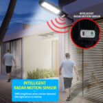 Helios Pro 400W Solar Street Light – Ultra-Bright LED Motion Sensor Outdoor Security Light, Waterproof Solar Lamp for Streets, Parking Lots, and Industrial Use | W779B - Image 4