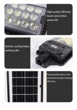 Helios Pro 1000W Remote Control Solar Light – Ultra-Bright Outdoor LED Light with IP65 Waterproof Design for Yard, Parking, and Large Area Lighting | W7113-2 - Image 6
