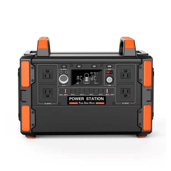 Helios Pro Portable Power Station - 1200W LiFePO4 Solar Generator, 1008Wh Battery Pack 110V Pure Sine Wave, Off-grid Emergency Backup for Home, RV, Camping | HRX-1200Z
