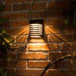 YINGHAO Outdoor Solar LED Fence Light – Waterproof Wall-Mounted Lamp for Garden, Yard, Patio, and Landscape Decoration | YH0614 - Image 2