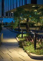 YINGHAO Modern Black Solar Lawn Light – IP65 Waterproof LED Pathway Lamp for Garden, Patio, Driveway & Landscape Decor | YH0804C - Image 4
