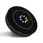 Helios Pro Solar Fountain with LED Lights –3.5W Floating Water Fountain with 8 Nozzles, 1200mAh Battery, and Epoxy Resin Design for Pool, Birdbaths, Ponds, and Gardens | SP33D - Image 4