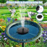 Helios pro Solar Water Fountain – DIY Outdoor Water Feature with Cascading Waterfall for Pool, Yard, Patio, and Garden Decor | AS01A - Image 8