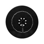 Helios Pro Solar Fountain with LED Lights –3.5W Floating Water Fountain with 8 Nozzles, 1200mAh Battery, and Epoxy Resin Design for Pool, Birdbaths, Ponds, and Gardens | SP33D - Image 5