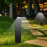 YINGHAO Solar Garden Bollard Light – Waterproof LED Pathway Lamp IP65 for Yard, Lawn, Driveway, Landscape Decoration | YH0801 - Image 4