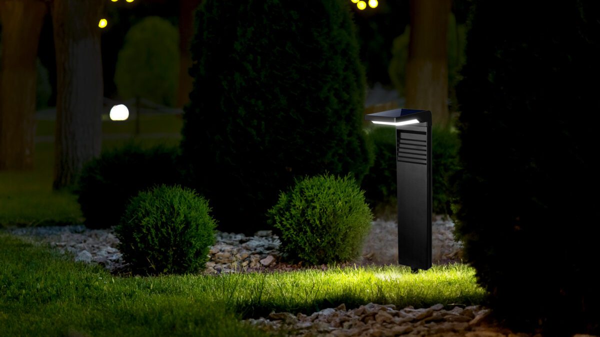 YINGHAO Solar Garden Bollard Light – Waterproof LED Pathway Lamp IP65 for Yard, Lawn, Driveway, Landscape Decoration | YH0801 - Image 12