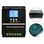 Helios Pro 100A MPPT Solar Charge Controller – Smart 12V/24V/36V/48V Auto Solar Battery Regulator with LCD Display, 4800W Max PV Power | SY10048 - Image 2
